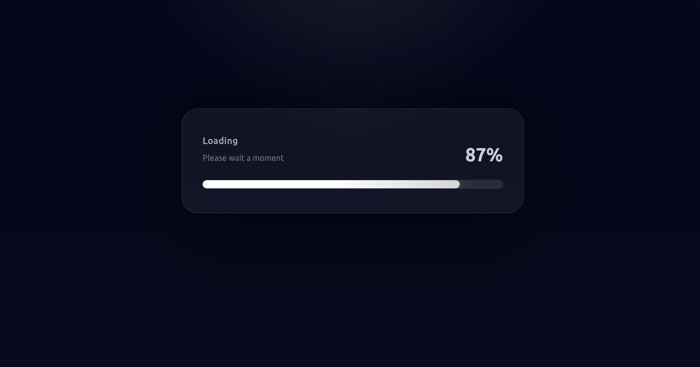A loading.